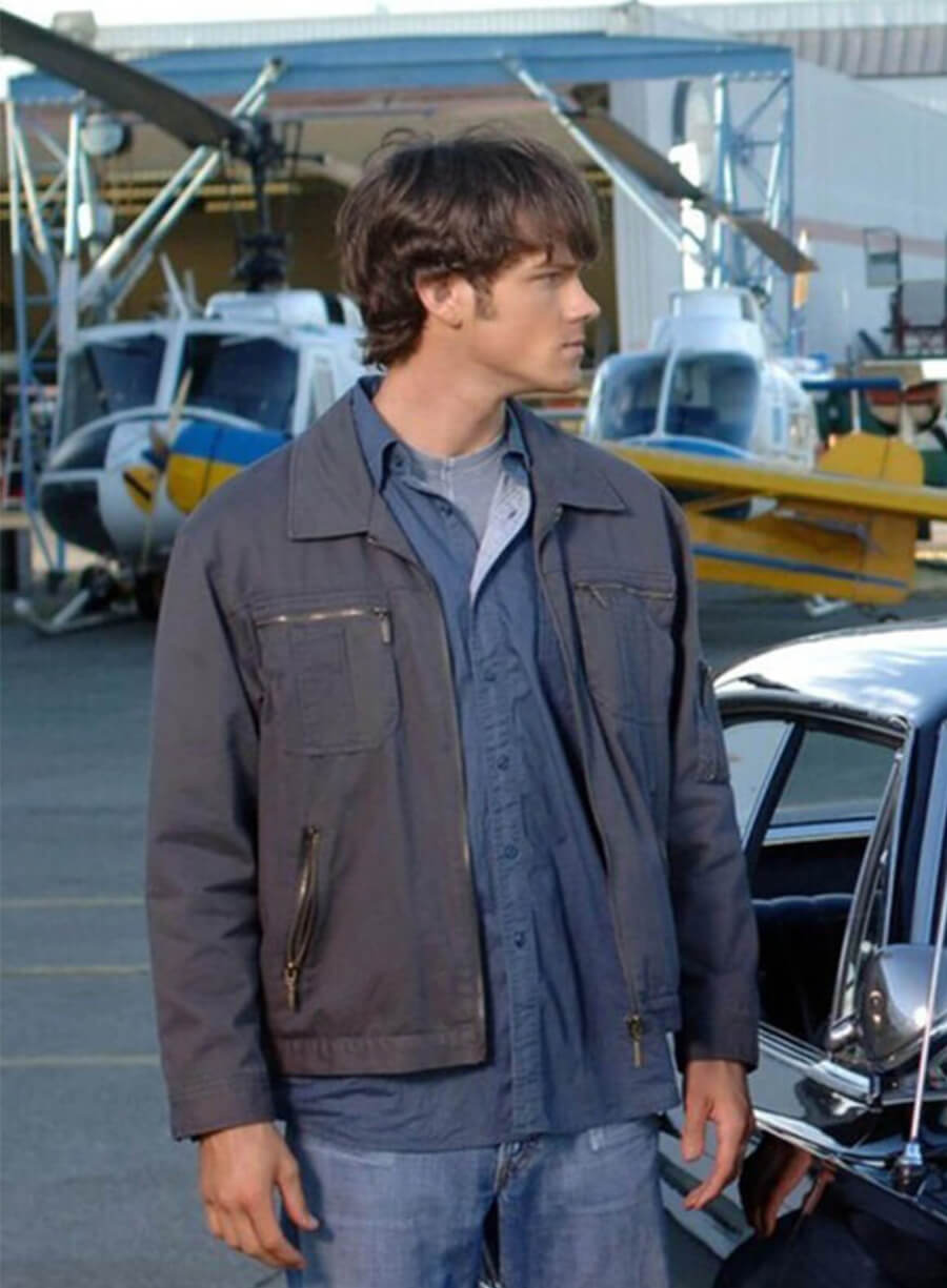 Sam Winchester Supernatural Season1 Grey Jacket