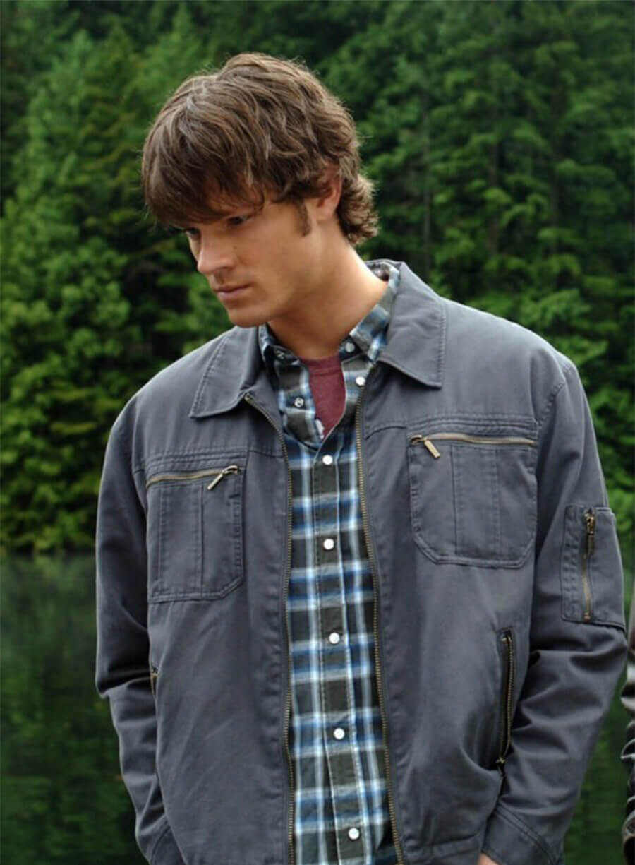 Sam Winchester Supernatural Season1 Grey Jacket