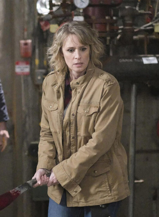Samantha Smith Supernatural S12 Brown Jacket