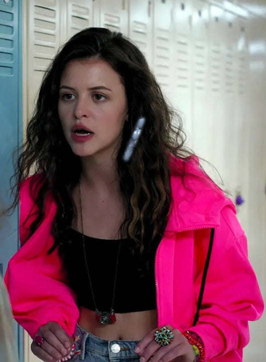 Sara Waisglass Ginny & Georgia Maxine Baker Pink Hooded Jacket