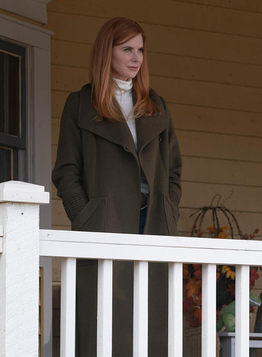 Sarah Rafferty My Life with the Walter Boys Katherine Green Long Coat