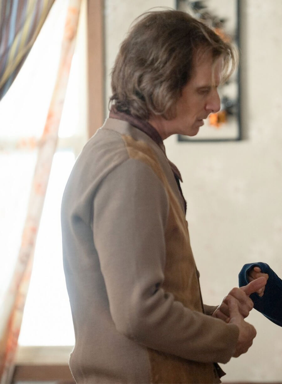 Scott McCord From S02 Victor Brown Suede Jacket
