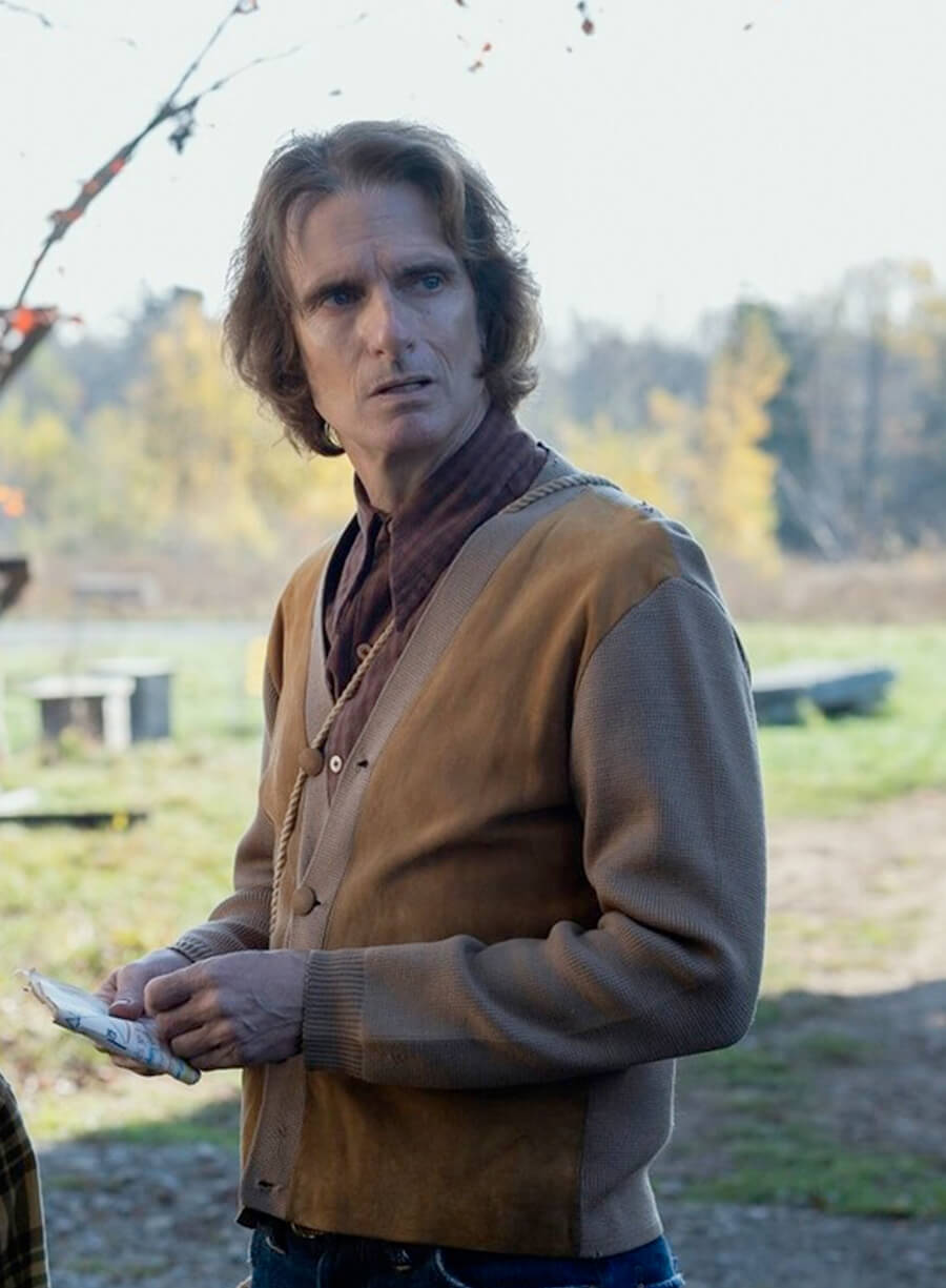 Scott McCord From S02 Victor Brown Suede Jacket