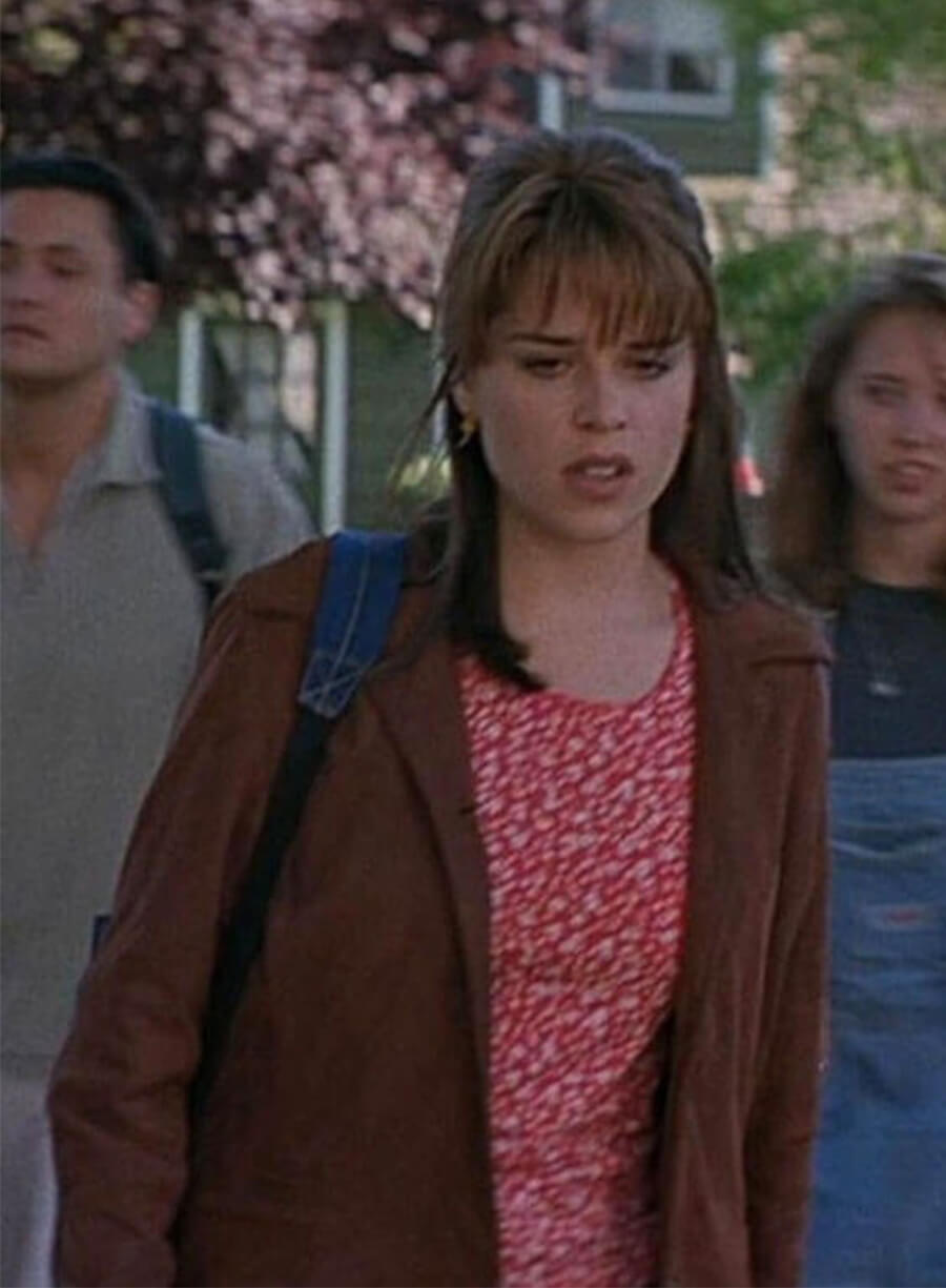 Scream 1996 Sidney Prescott Brown Suede Jacket