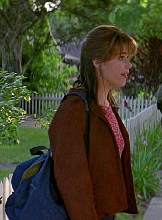 Scream 1996 Sidney Prescott Brown Suede Jacket