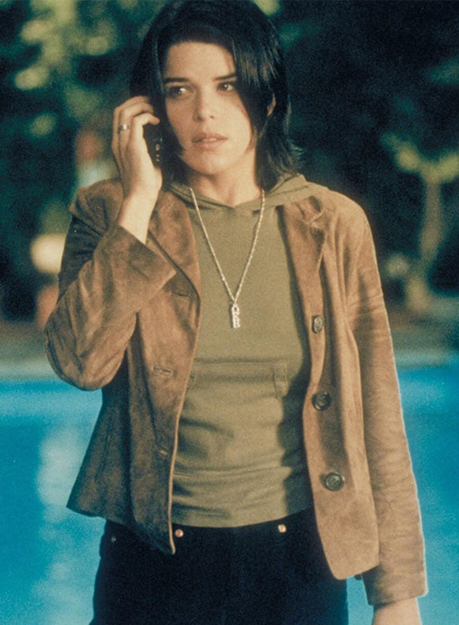 Scream 3 Neve Campbell Sidney Brown Suede Jacket