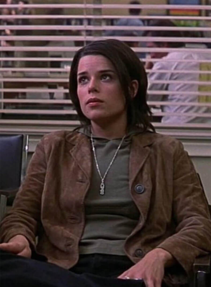 Scream 3 Neve Campbell Sidney Brown Suede Jacket