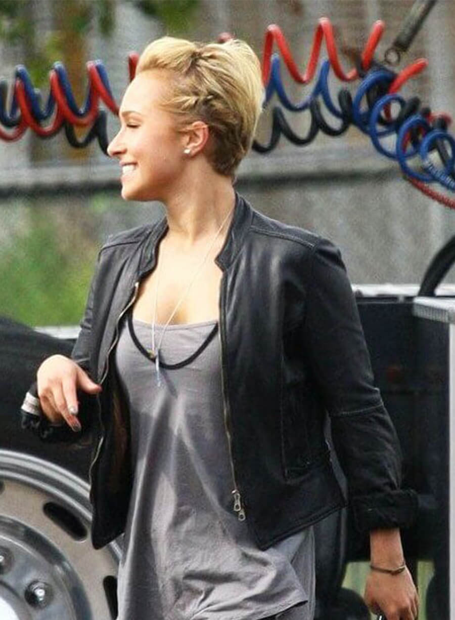 Scream 4 Kirby Reed Black Leather Jacket
