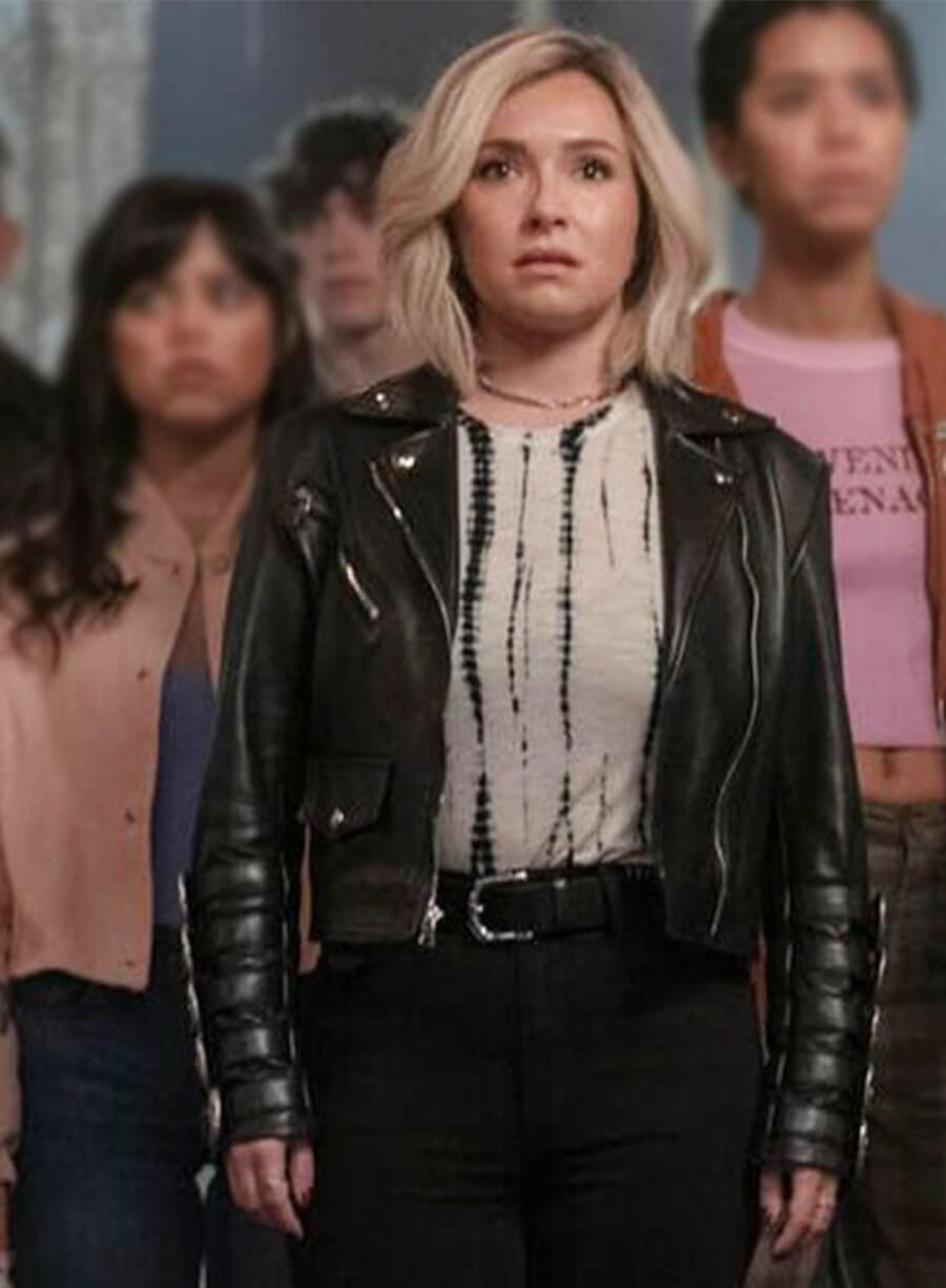 Scream 6 Kirby Reed Black Leather Jacket