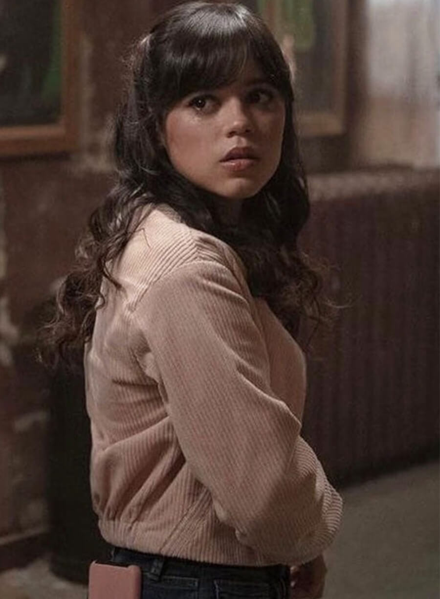 Scream 6 Pink Jenna Ortega Corduroy Jacket