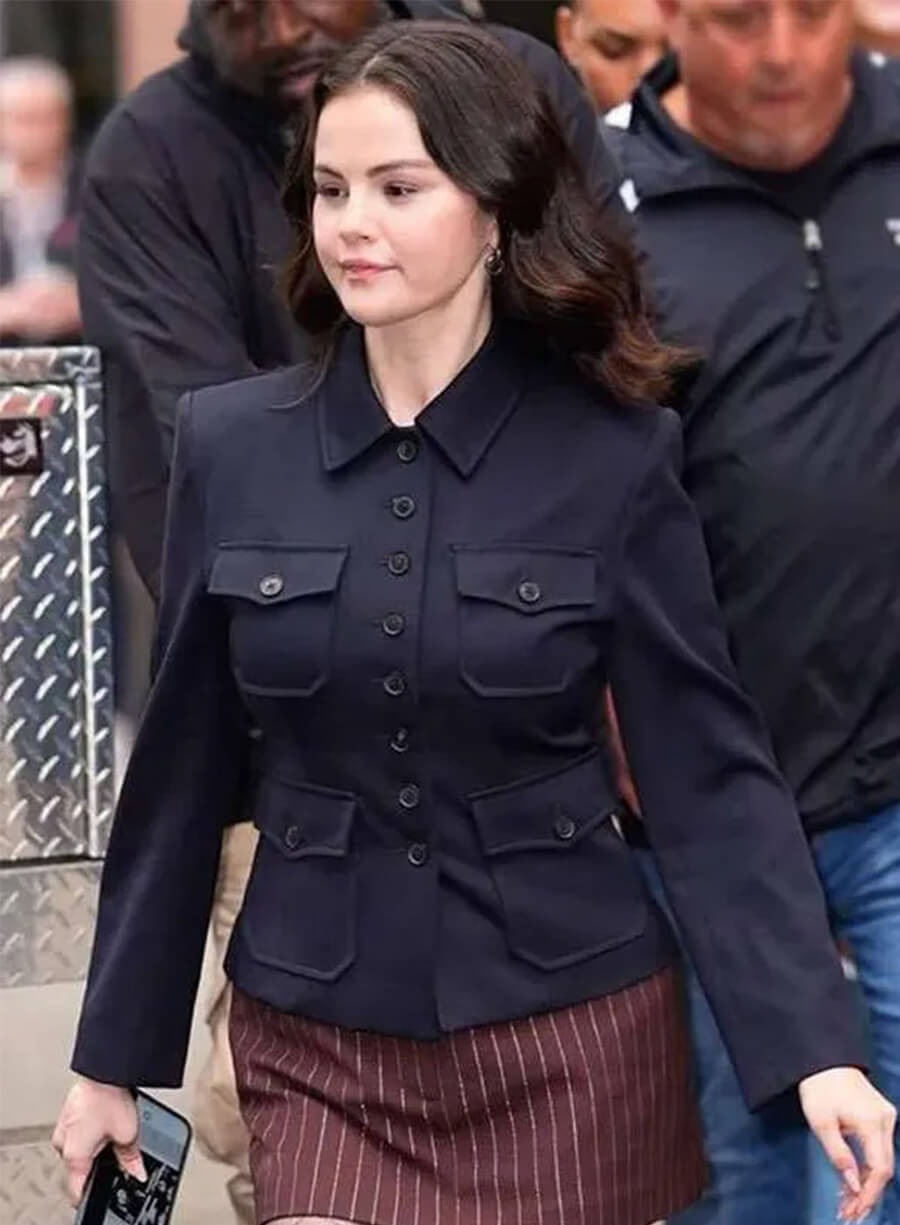 Selena Gomez 2025 Black Jacket