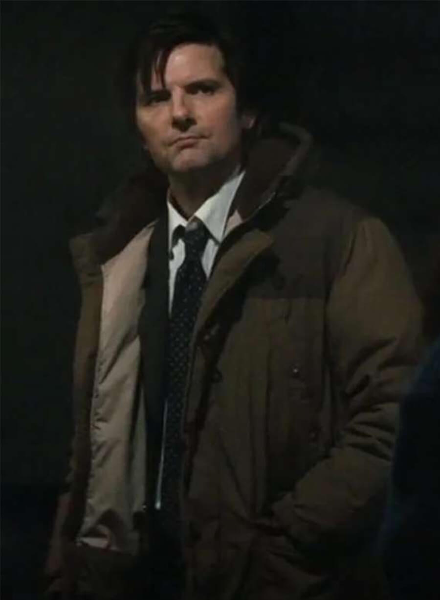 Severance Adam Scott Mark Scout Green Hooded Jacket