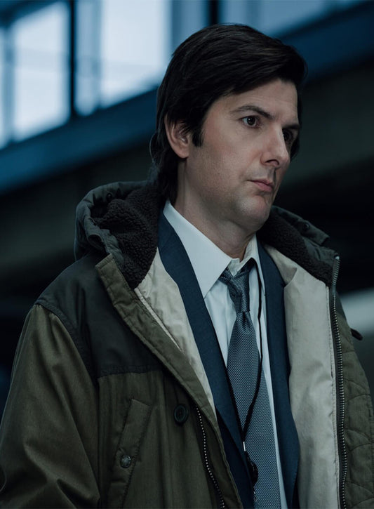 Severance Adam Scott Mark Scout Green Hooded Jacket