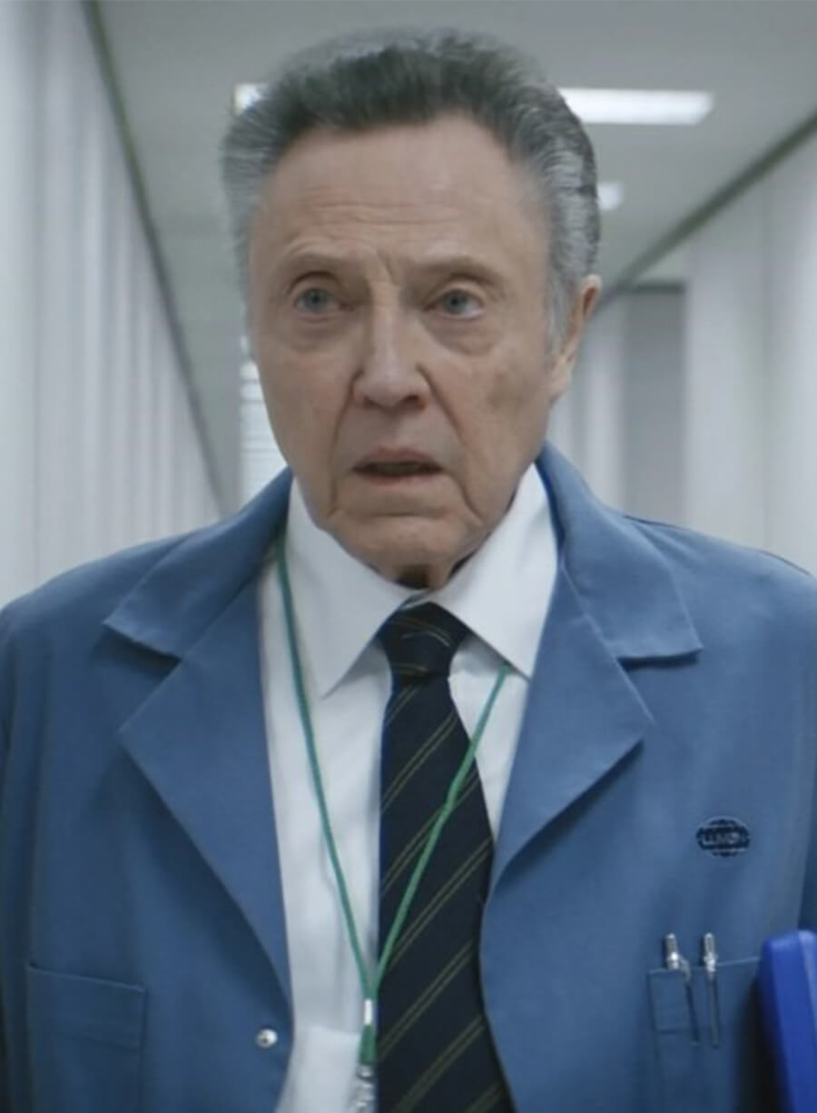 Severance S01 Christopher Walken Burt Goodman Blue Coat
