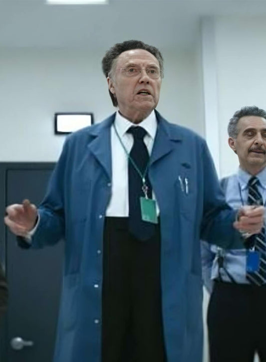 Severance S01 Christopher Walken Burt Goodman Blue Coat