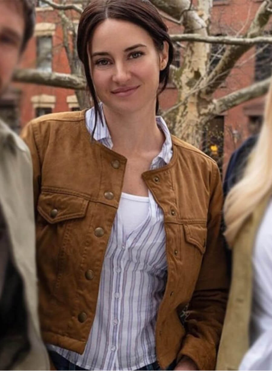 Shailene Woodley Count My Lies 2026 Sloane Caraway Brown Jacket