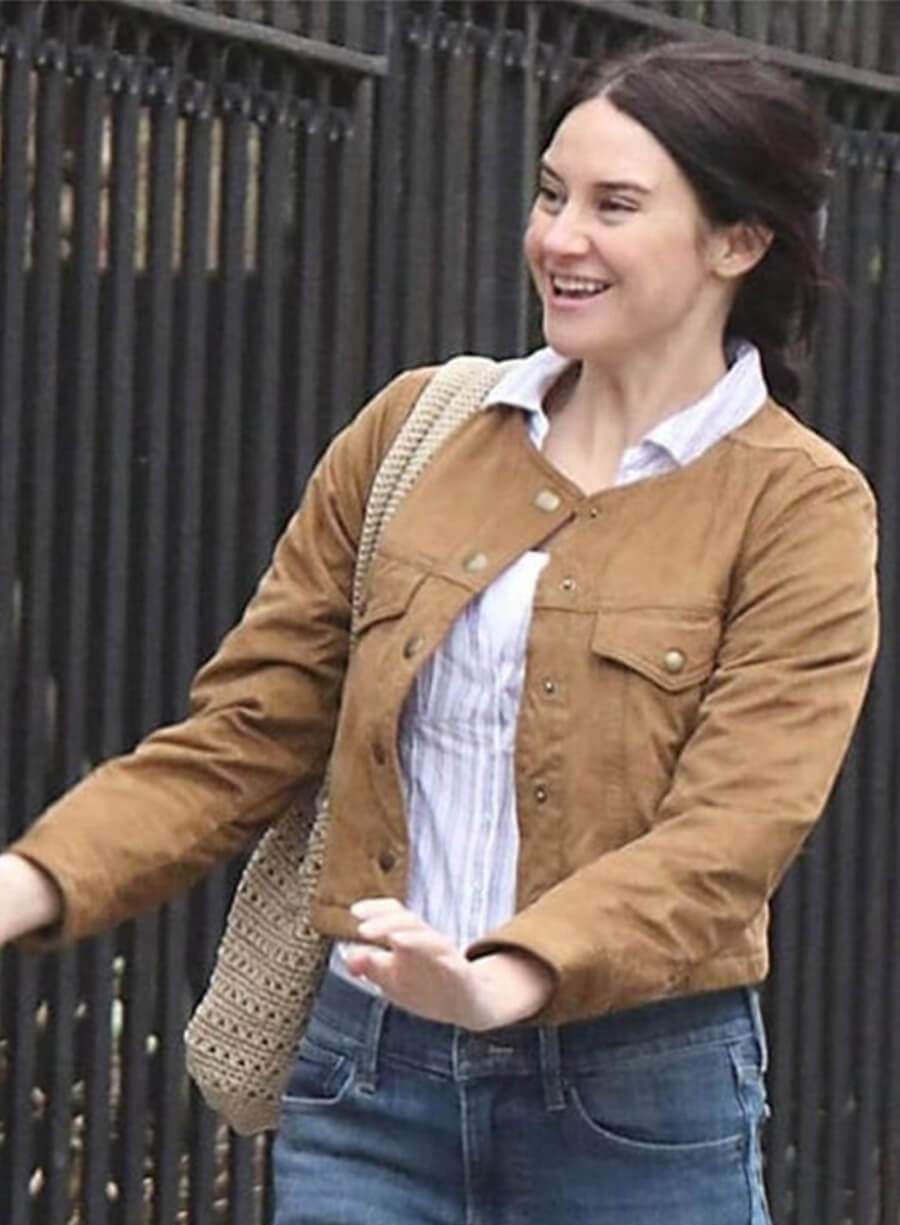 Shailene Woodley Count My Lies 2026 Sloane Caraway Brown Jacket