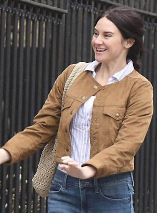 Shailene Woodley Count My Lies 2026 Sloane Caraway Brown Jacket