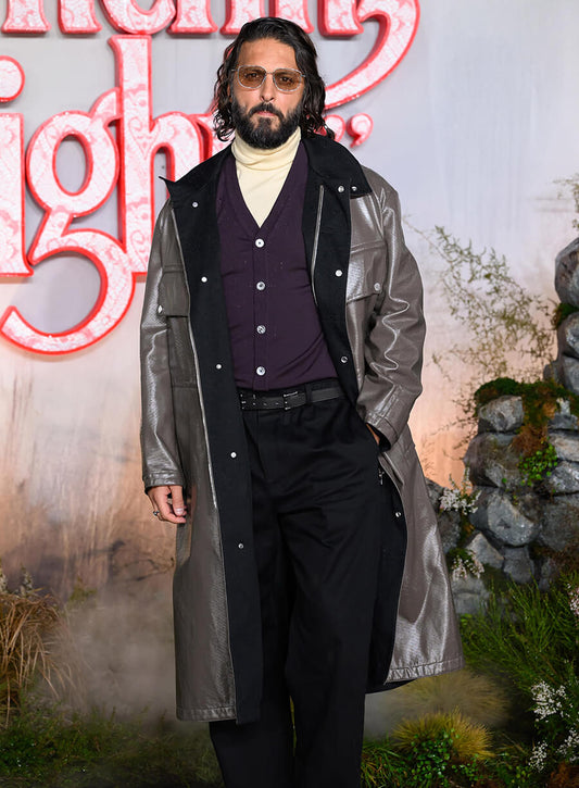 Shazad Latif Edgar Linton Wuthering Heights 2026 Event Coat