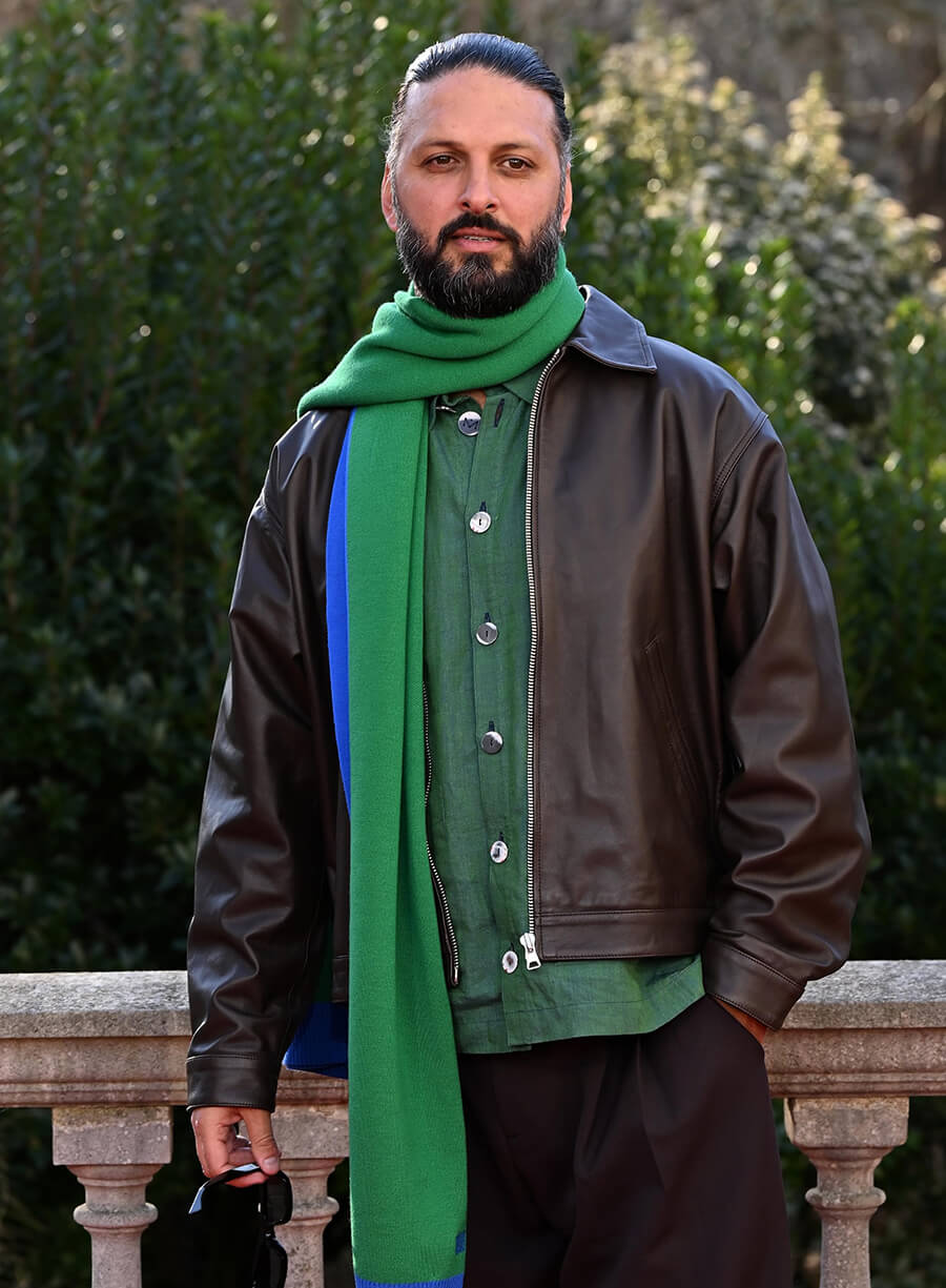 Shazad Latif Wuthering Heights 2026 Event Leather Jacket