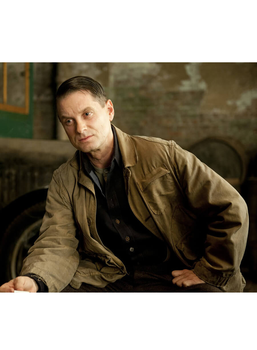 Shea Whigham Boardwalk Empire Elias Eli Beige Cotton Jacket 