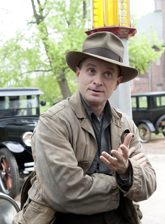 Shea Whigham Boardwalk Empire Elias Eli Beige Cotton Jacket 