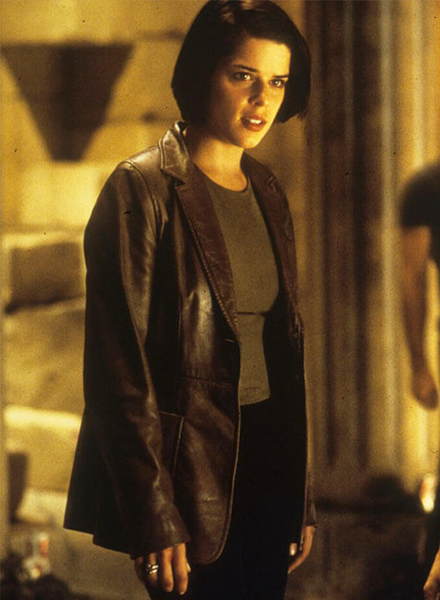 Sidney Prescott Scream 2 Brown Leather Jacket