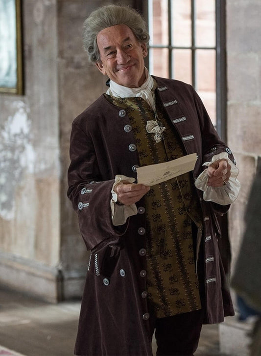 Simon Callow Outlander S02 Duke of Sandringham Coat 