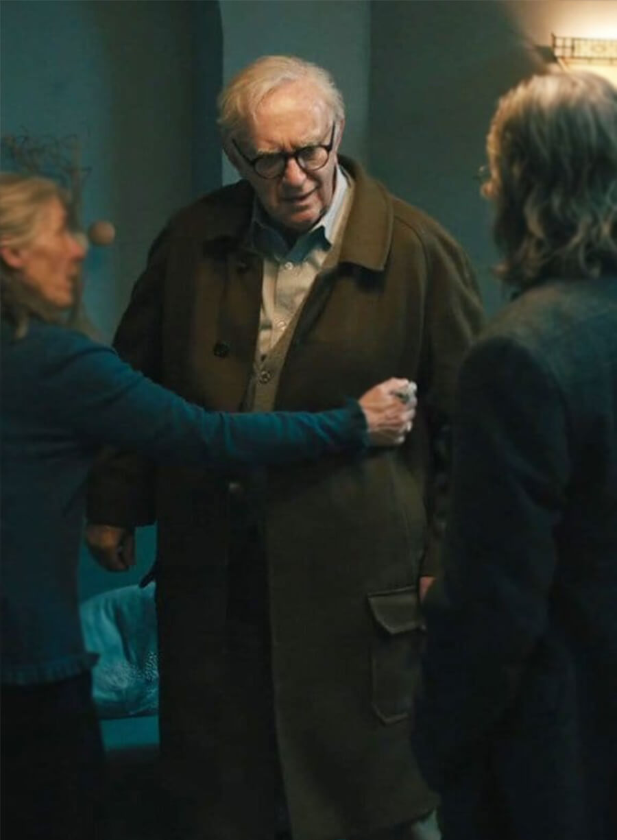 Slow Horses S04 David Cartwright Brown Wool Coat