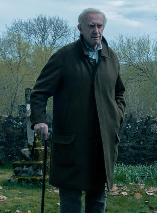 Slow Horses S04 David Cartwright Brown Wool Coat