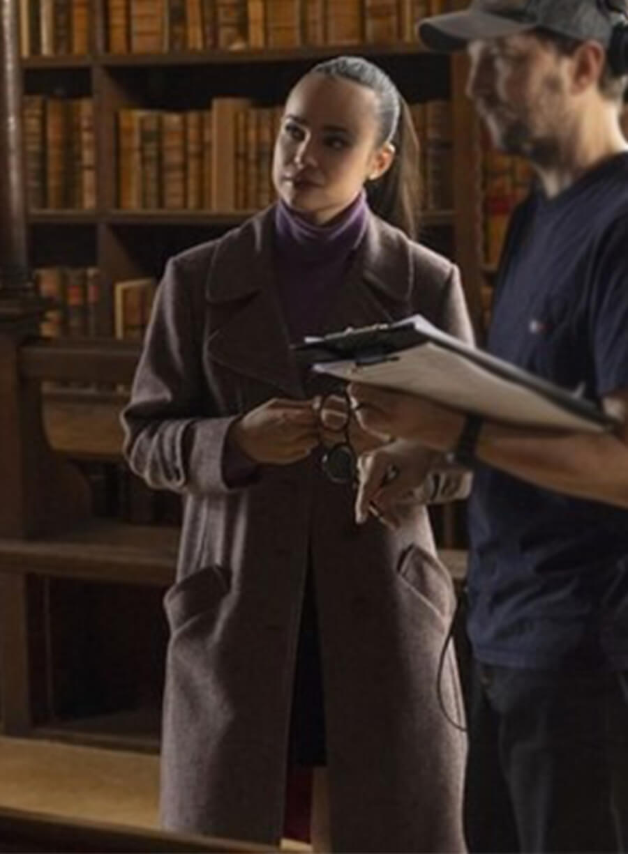 Sofia Carson My Oxford Year 2025 Anna De La Vega Coat 