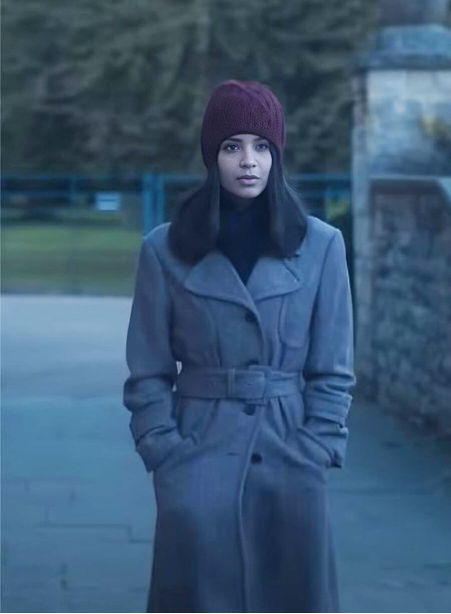 Sofia Carson My Oxford Year 2025 Anna De La Vega Coat 