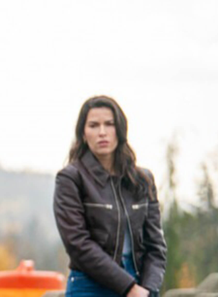 Sofia Pernas Tracker S03 Billie Matalon Brown Leather Jacket