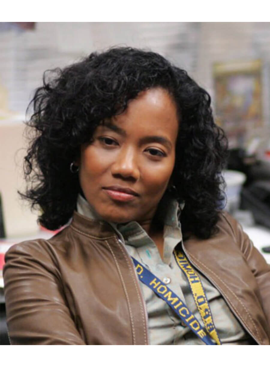 Sonja Sohn The Wire 2002 Kima Greggs Leather Jacket