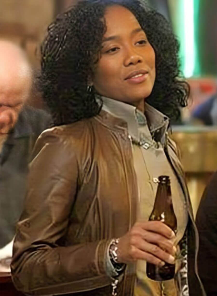 Sonja Sohn The Wire 2002 Kima Greggs Leather Jacket