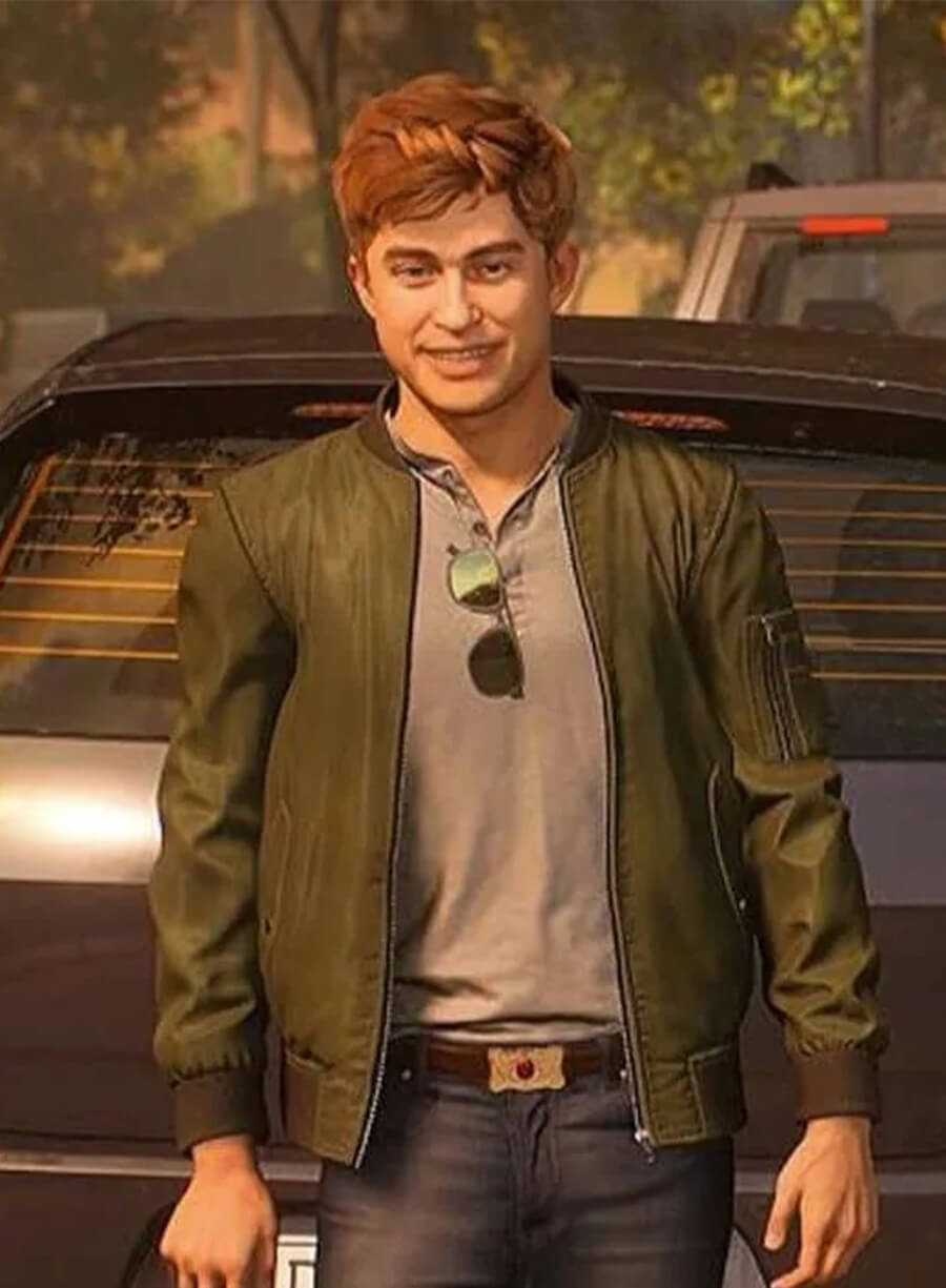 Spider-Man 2 Harry Osborn Green Bomber Jacket