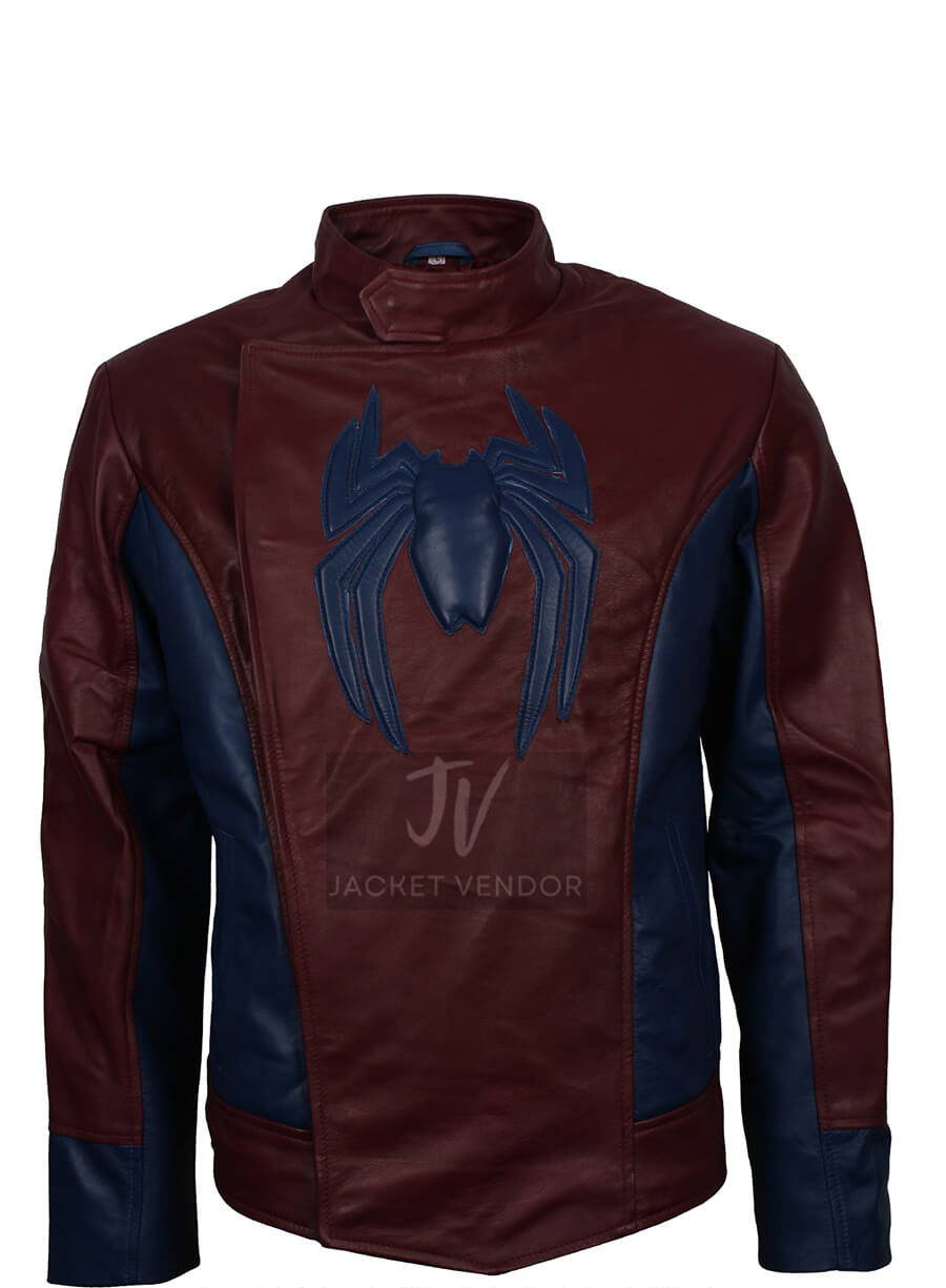 Spiderman Home Coming Tom Holland Peter Parker Leather Jacket