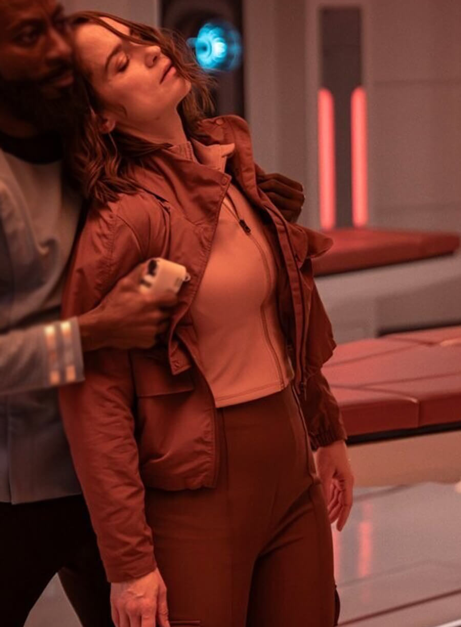 Star Trek: Strange New Worlds Captain Batel Brown Jacket