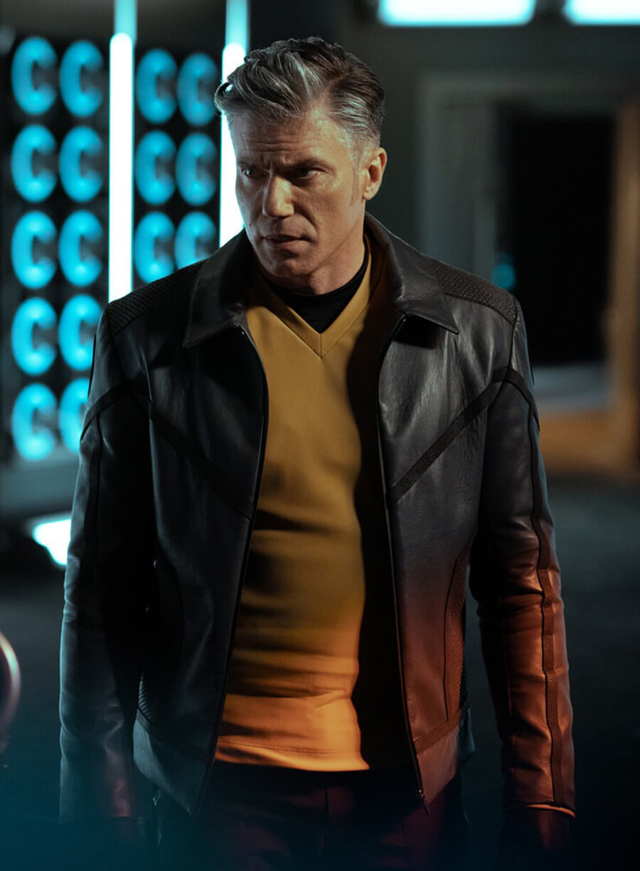 Star Trek: Strange New Worlds Captain Christopher Black Jacket Costume