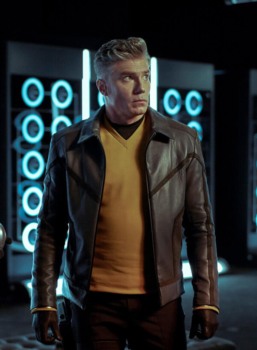 Star Trek: Strange New Worlds Captain Christopher Black Jacket Costume