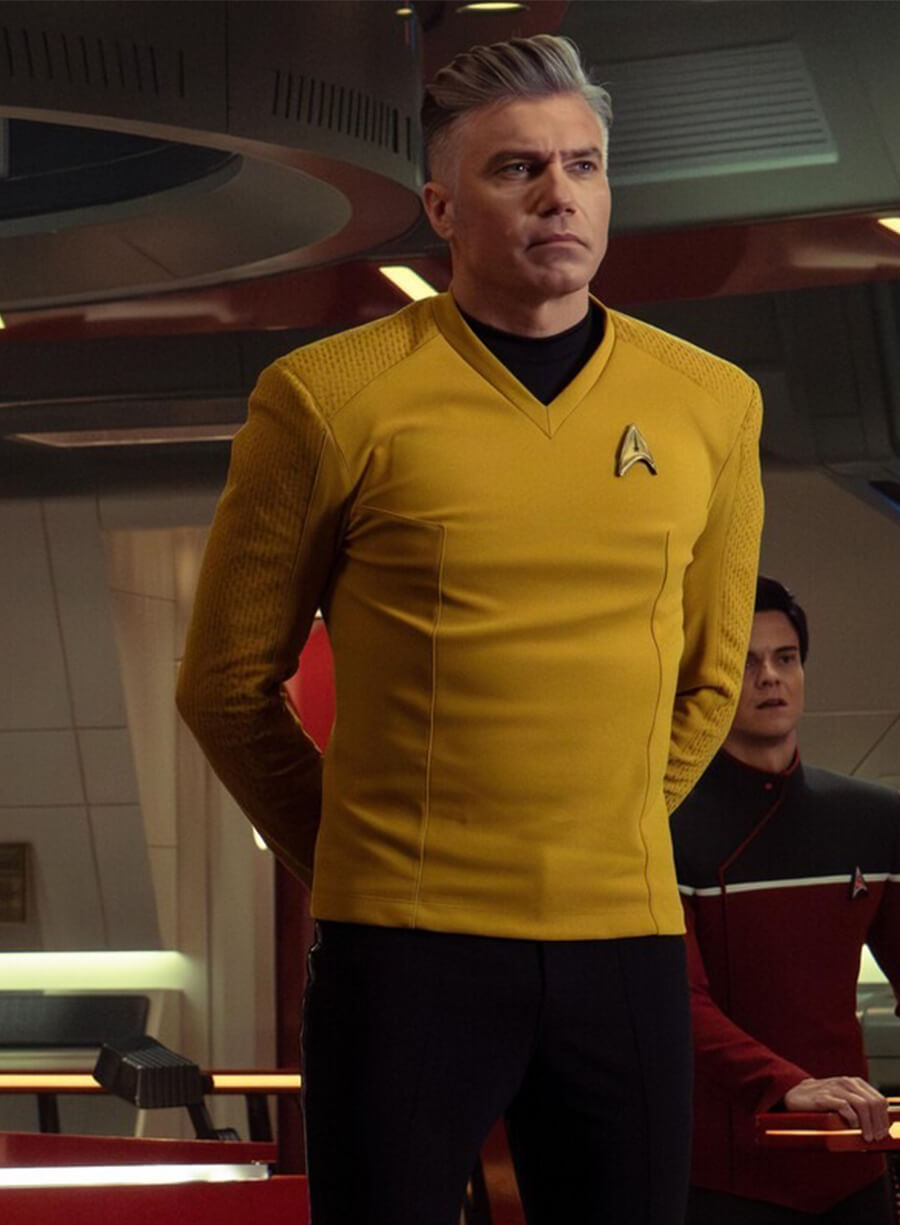 Star Trek: Strange New Worlds Captain Christopher Yellow Jacket Costume