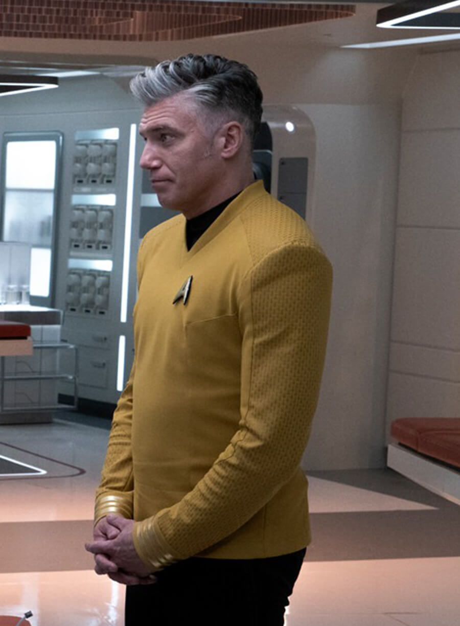 Star Trek: Strange New Worlds Captain Christopher Yellow Jacket Costume