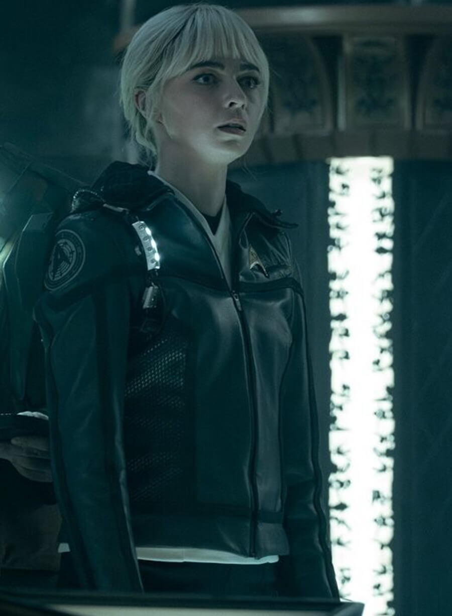 Star Trek: Strange New Worlds Christine Chapel Black Leather Jacket