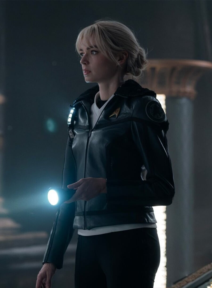 Star Trek: Strange New Worlds Christine Chapel Black Leather Jacket