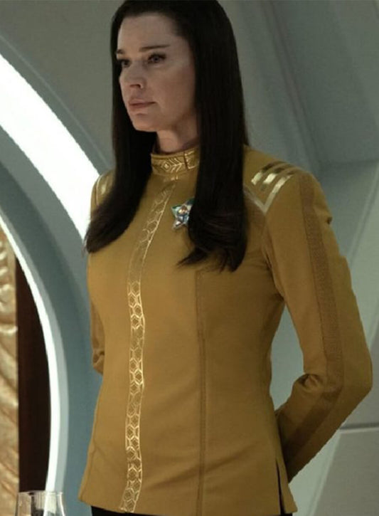 Star Trek Strange New Worlds Rebecca Romijn Number One Yellow Jacket