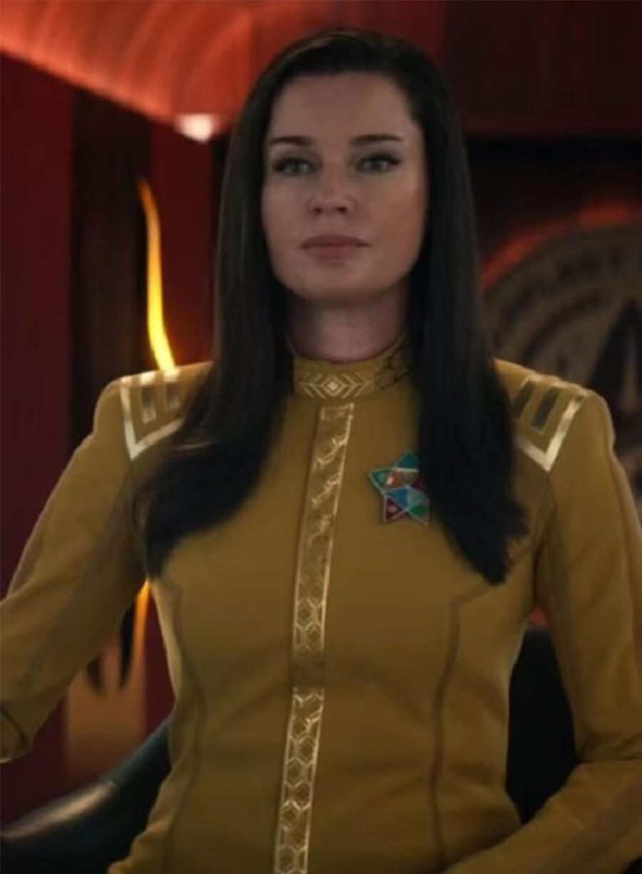Star Trek Strange New Worlds Rebecca Romijn Number One Yellow Jacket