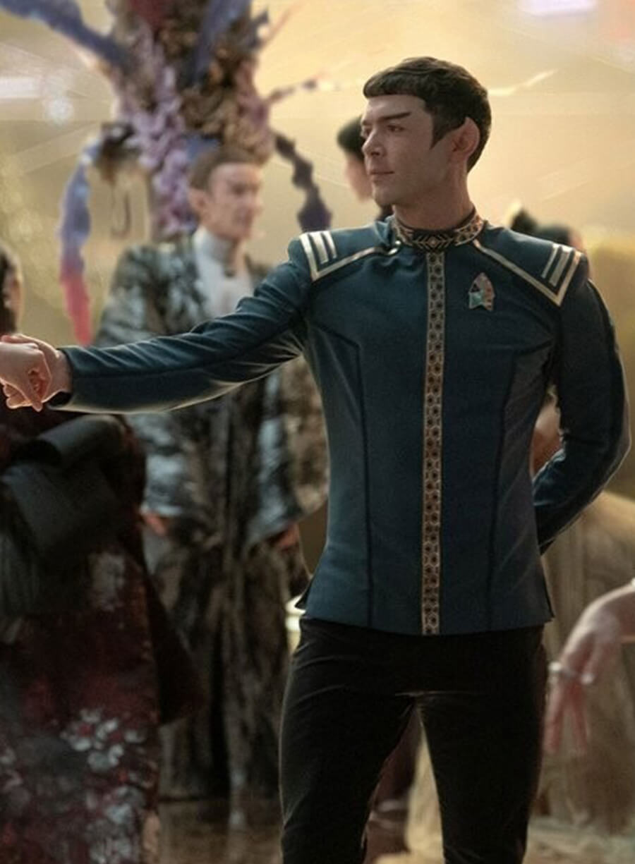 Star Trek: Strange New Worlds Spock Blue Costume – JacketVendor