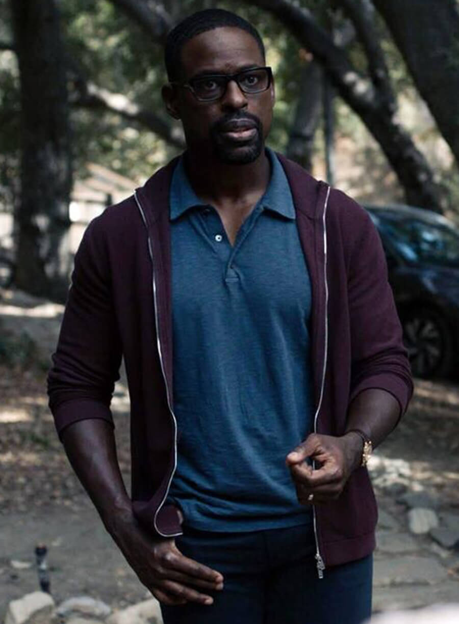 Sterling K. Brown This IS Us Randall Pearson Maroon Jacket 