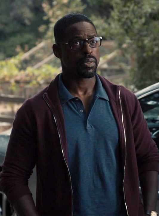 Sterling K. Brown This IS Us Randall Pearson Maroon Jacket 