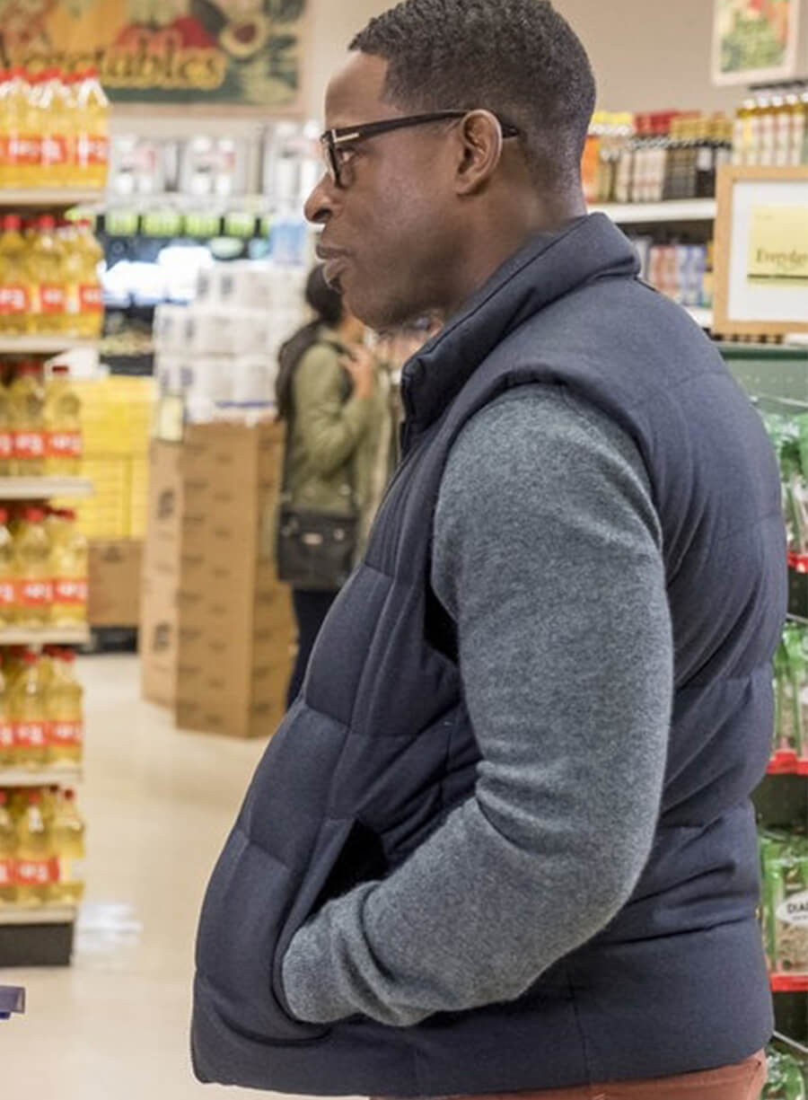 Sterling K. Brown This IS Us Randall Pearson Puffer Vest 